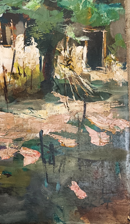 	Oil painting signed by Zoltán Gróf (1953–2020) SIGNATURE